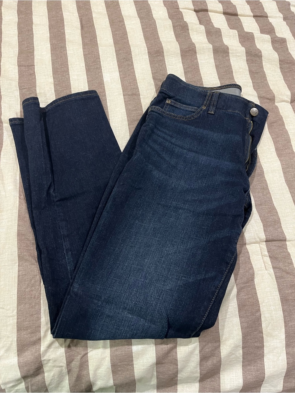 TWO PAIRS OF Lee Men's Straight Jeans in Dark Blue